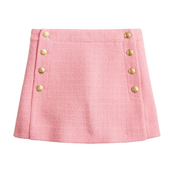 J. Crew Dresses & Skirts - J.Crew Tweed Pink Lady Skort Size 0
